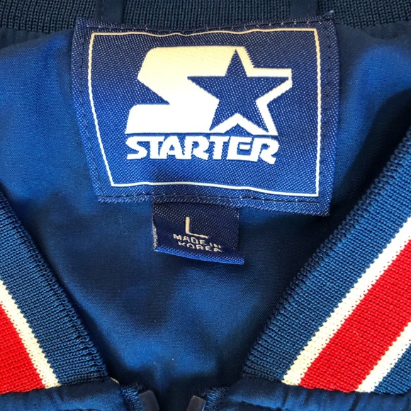 ~SOLD~ 🏀 VINTAGE 1/4 Zip Starter Pullover, KU Jayhawks - Picture 4 of 7